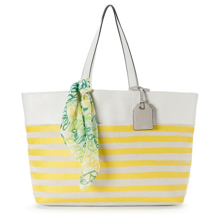 Reed Market Tote With Scarf, Women's, Brt Yellow