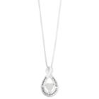 Timeless Synthetic Opal Sisters Always Pendant Necklace, Women's, White
