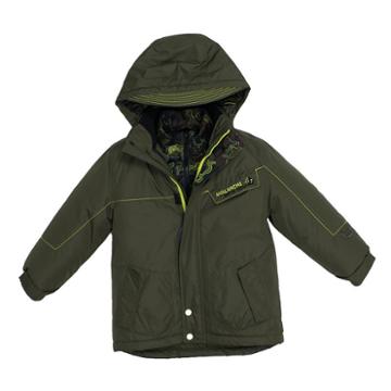 Boys 4-7 Big Chill Hooded Camouflage Heavyweight 3-in-1 Systems Jacket, Boy's, Size: 4, Dark Green