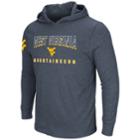 Men's West Virginia Mountaineers Thermal Hooded Tee, Size: Xl, Blue (navy)