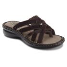 Eastland Lila Women's Strappy Thong Sandals, Size: Medium (11), Brown