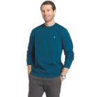 Men's Izod Advantage Sportflex Regular-fit Solid Performance Fleece Sweatshirt, Size: Medium, Blue Other