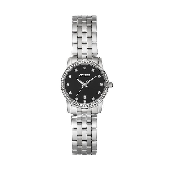 Citizen Women's Crystal Stainless Steel Watch - Eu6030-56e, Grey