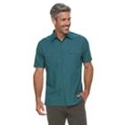 Men's Croft & Barrow&reg; Classic-fit Quick-dry Outdoor Button-down Shirt, Size: Xl, Dark Blue