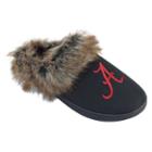 Women's Alabama Crimson Tide Scuff Slippers, Size: Small, Black