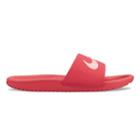 Nike Kawa Girls' Slide Sandals, Size: 4, Dark Red