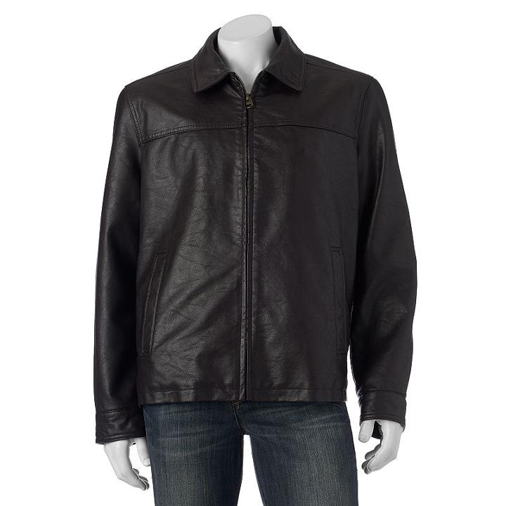 Men's Dockers Open-bottom Car Coat, Size: Large, Dark Brown