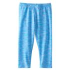Girls 7-16 & Plus Size So&reg; Patterned Capri Leggings, Girl's, Size: 16, Turquoise/blue (turq/aqua)