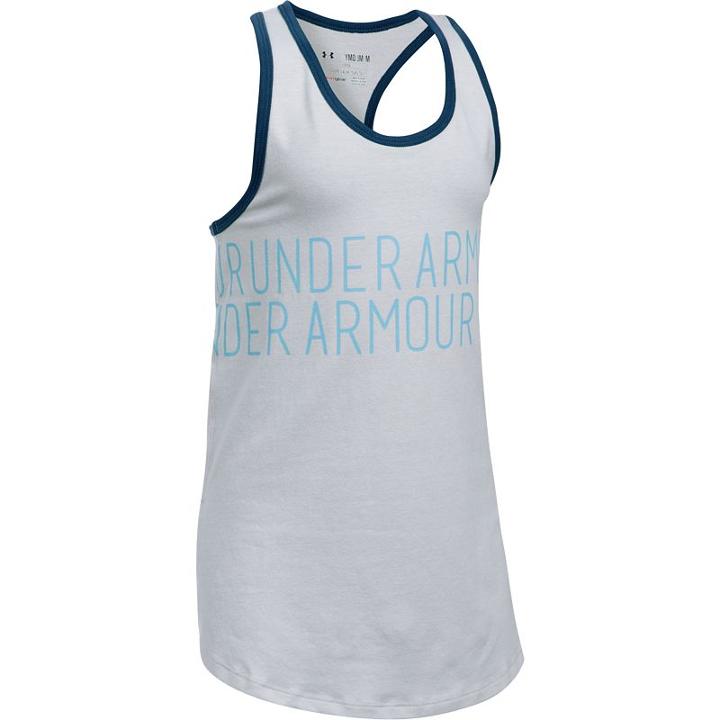 Girls 7-16 Under Armour Dazzle Wraparound Graphic Tank Top, Girl's, Size: Small, Oxford