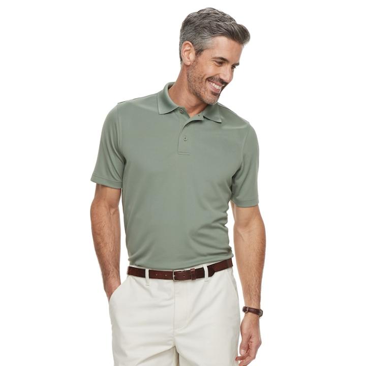 Men's Croft & Barrow&reg; Cool & Dry Classic-fit Performance Polo, Size: Xxl, Med Green