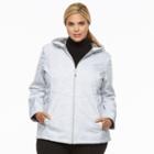 Plus Size Zeroxposur Lillian Hooded Soft Shell Jacket, Women's, Size: 2xl, White Oth