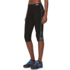 Women's Fila Sport&reg; Pop Hem Yoga Capri Leggings, Size: Xs, Grey (charcoal)