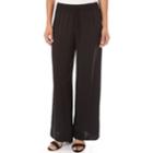 Women's Apt.9&reg; Smocked Waist Palazzo Pants, Size: Large, Black