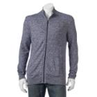 Big & Tall Marc Anthony Slim-fit Marled Cashmere-blend Cardigan, Men's, Size: 3xl Tall, Drk Purple