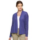 Women's Columbia Meadow Wing Burnout Cardigan, Size: Xs, Blue Other