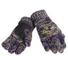 Adult Forever Collectibles Baltimore Ravens Peak Gloves, Multicolor