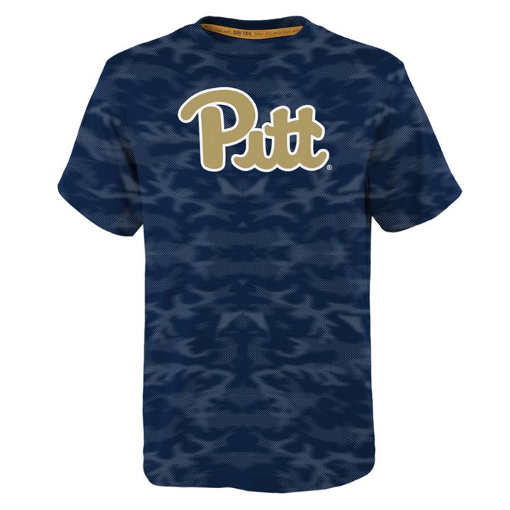 Boys 8-20 Pitt Panthers Vector Dri-tek Tee, Size: L 14-16, Blue (navy)