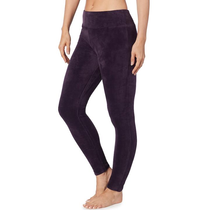 Plus Size Cuddl Duds Double Plush Velour Leggings, Women's, Size: 1xl, Med Purple
