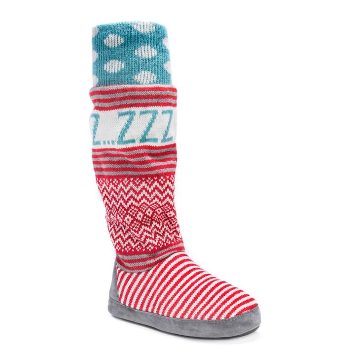Women's Muk Luks Angie Boot Slipper, Size: Small, Red