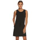 Women's Tek Gear&reg; Woven Tennis Dress, Size: Xl, Black