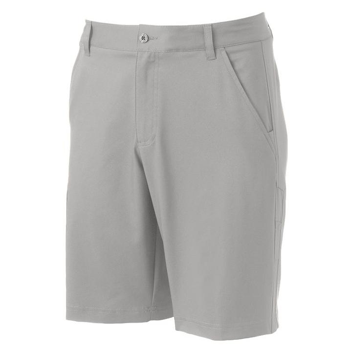 Big & Tall Fila Sport Golf&reg; Backspin Performance Flat-front Shorts, Men's, Size: 56, Silver