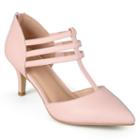 Journee Collection Pacey Women's High Heels, Girl's, Size: Medium (12), Pink