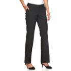 Women's Apt. 9&reg; Torie Curvy Fit Dress Pants, Size: 2 T/l, Black
