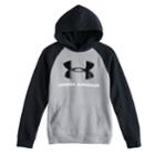 Boys 8-20 Under Armour Rival Logo Hoodie, Size: Small, Med Grey