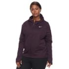 Plus Size Women's Nike Therma Running Hoodie, Size: 3xl, Dark Pink