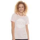 Juniors' So&reg; Cutout Graphic Tee, Teens, Size: Large, Light Pink