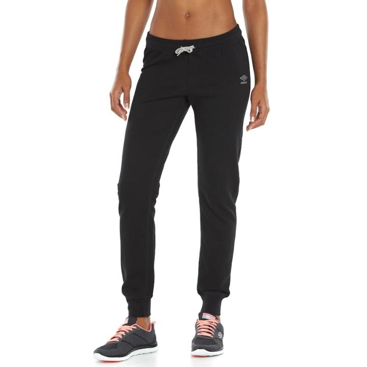 Umbro Basic French Terry Jogger Pants - Women's, Size: Small, Black