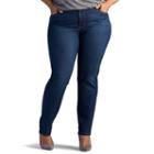Plus Size Lee Giselle Straight-leg Jeans, Women's, Size: 22 - Regular, Dark Blue