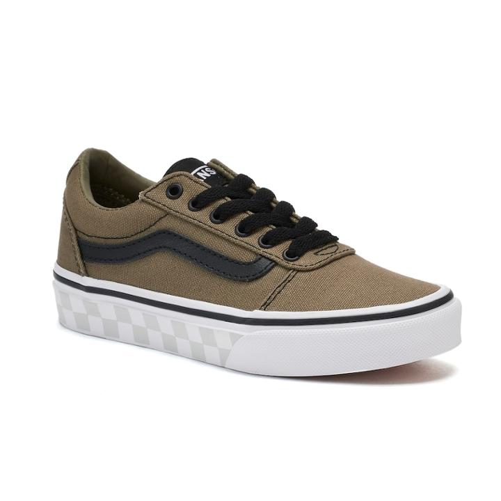 Vans Ward Low Boys' Skate Shoes, Size: 6, Med Green