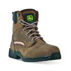 John Deere Women's Steel-toe Hiking Boots, Size: Medium (9.5), Brown