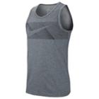 Men's Nike Drifit Swoosh Tank, Size: Xl, Grey