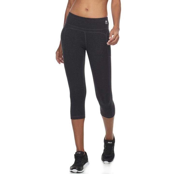 Women's Fila Sport Trail Capris, Size: Small, Light Grey