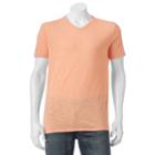 Men's Apt. 9&reg; Stretch V-neck Tee, Size: Xxl, Orange
