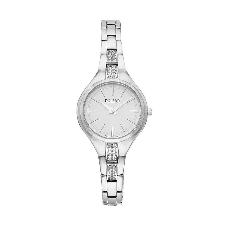 Pulsar Women's Crystal Watch - Pm2239, Silver