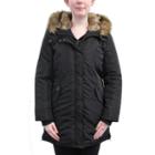 Women's Mo-ka Hooded Puffer Jacket, Size: Large, Black