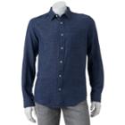Men's Urban Pipeline&reg; Slubbed Button-down Shirt, Size: Small, Blue