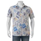 Big & Tall Croft & Barrow&reg; Classic-fit Tropical Button-down Shirt, Men's, Size: Xxl Tall, Med Blue