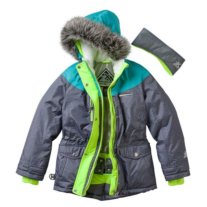 Girls 7-16 Zeroxposur Selena Hooded Snowboard Jacket, Girl's, Size: 16, Ovrfl Oth
