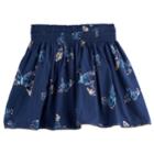 Girls 4-12 Sonoma Goods For Life&trade; Smocked Waist Skort, Size: 7, Blue