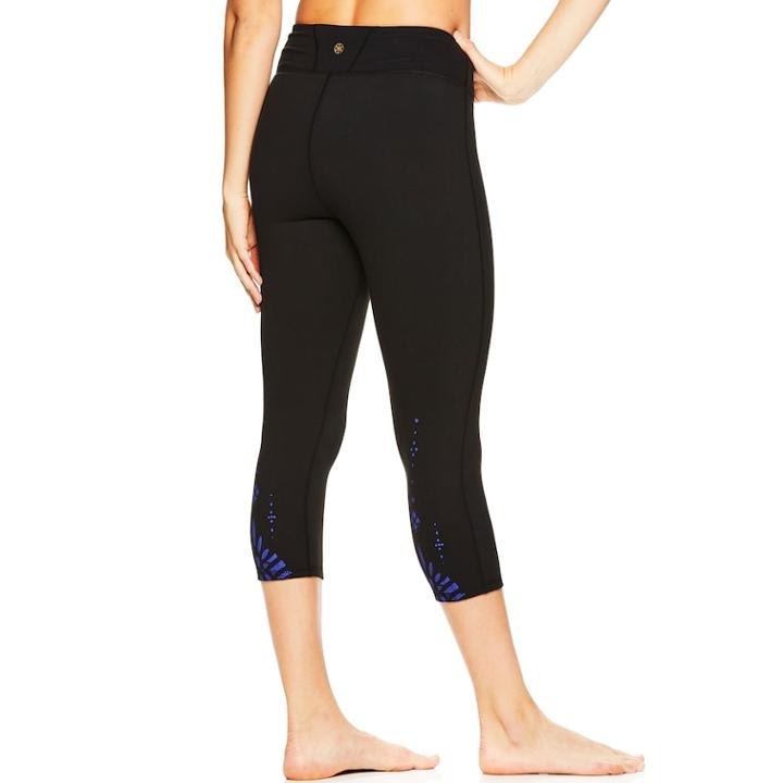 Women's Gaiam Om Renew Capri Yoga Leggings, Size: Xl, Oxford