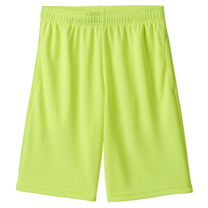 Boys 8-20 Tek Gear&reg; Basic Mesh Shorts, Size: Medium, Brt Yellow