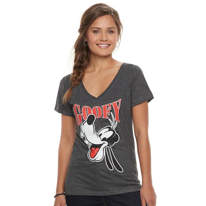 Disney's Goofy Juniors' Tee, Teens, Size: Medium, Grey