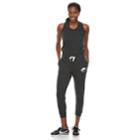 Women's Nike Gym Vintage Jumpsuit, Size: Xl, Grey (charcoal)