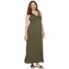 Maternity A:glow Knot Maxi Dress, Women's, Size: Xs Maternity, Green