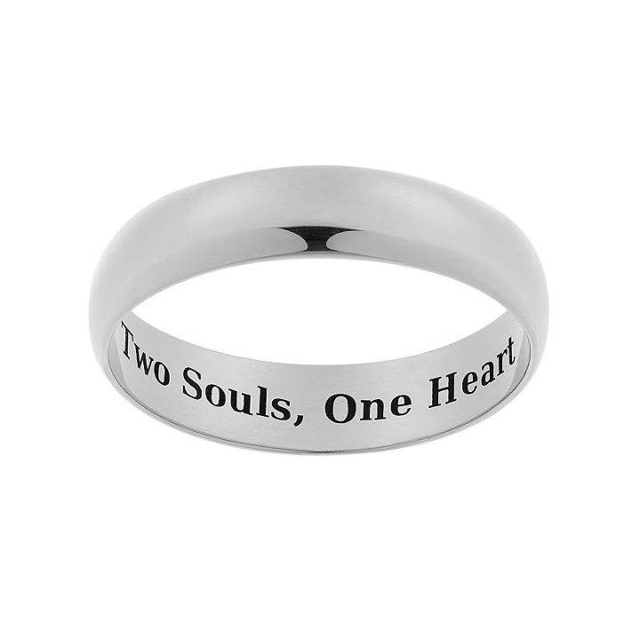 Sterling Silver Wedding Ring, Women's, Size: 10, Grey