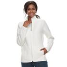 Women's Croft & Barrow&reg; Quilted Jacket, Size: Medium, White